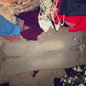 Grey skinny jeans size 14